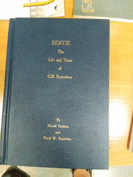 Bertie: the life and time of G.B. Samuelson